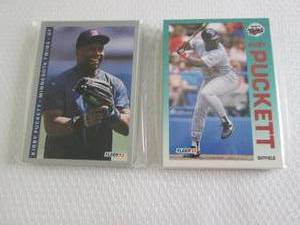 lot 239 image: 1992 &1993 Fleer Minnesota Twins Te...