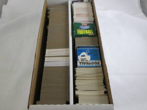 lot 245 image: Box Of Baseball, Football & Basketb...