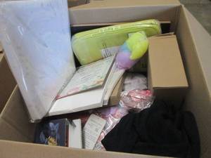 lot 283 image: Box of Assorted Overstock Items...