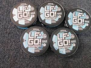 lot 291 image: 5- 15 ct LF Go Energy Pouches...