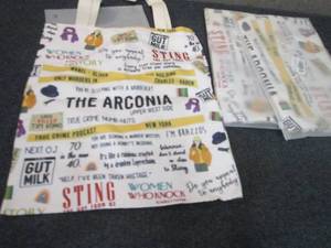 lot 295 image: 3 Cloth Tote Bags...