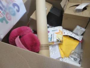 lot 305 image: Box of Assorted Overstock Items...