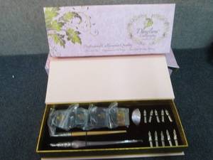 lot 360 image: 2-19-Piece Deluxe Calligraphy Set I...