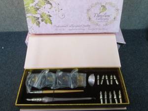 lot 366 image: 2-19-Piece Deluxe Calligraphy Set I...