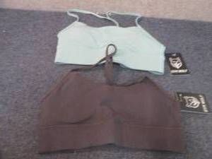 lot 373 image: 2 Large Gym Wolf Sports Bras NWT...