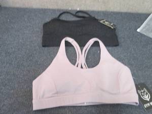 lot 374 image: 2 Large Gym Wolf Sports Bras NWT...