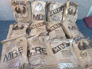 lot 411 image: Sealed Case of 12 MREs Meal Ready ...