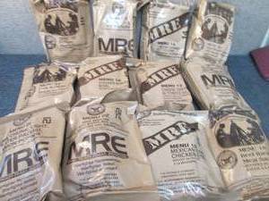lot 413 image: Sealed Case of 12 MREs Meal Ready ...