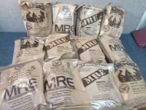lot 414 image: Sealed Case of 12 MREs Meal Ready ...