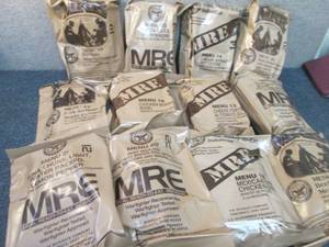 lot 415 image: Sealed Case of 12 MREs Meal Ready ...