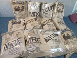 lot 416 image: Sealed Case of 12 MREs Meal Ready ...