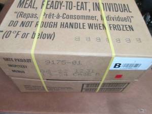 lot 422 image: Sealed Case of 12 MREs Meal Ready ...
