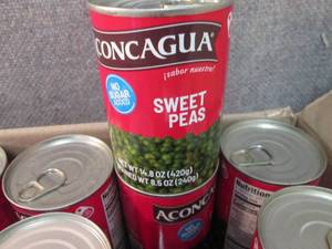 lot 450 image: 12- 14.8 oz Aconcagua Sweet Peas...