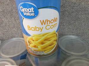 lot 452 image: 12- 15 oz Great Value Whole Baby Co...