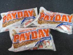 lot 460 image: 3- 11.6 oz PayDay Snack Size...