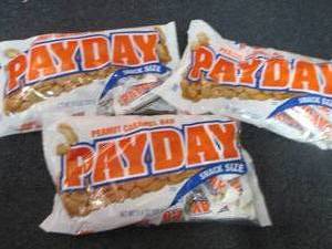 lot 461 image: 3- 11.6 oz PayDay Snack Size...