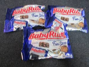 lot 500 image: 3- 10.2 oz Baby Ruth Fun Size...
