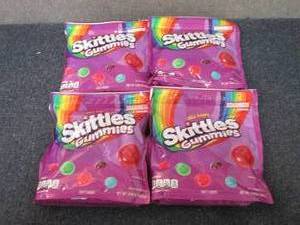 lot 516 image: 4- 12 oz Wild Berry Skittles Gummie...