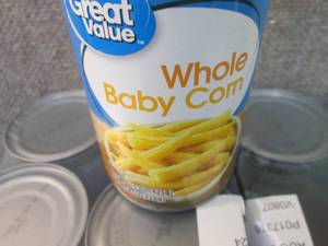 lot 535 image: 12- 15 oz Great Value Whole Baby Co...