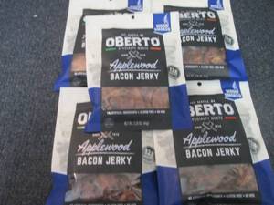 lot 549 image: 5- 2.25 oz Oberto Applewood Bacon J...