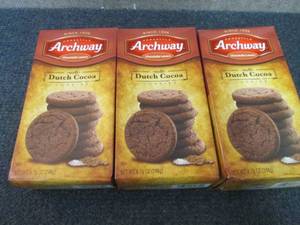 lot 550 image: 3- 8.75 oz Archway Soft Dutch Cocoa...