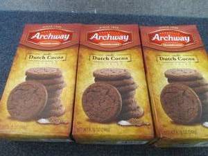 lot 555 image: 3- 8.75 oz Archway Soft Dutch Cocoa...
