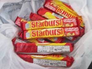 lot 589 image: 12- 2.07 oz Original Starbursts...