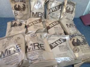 lot 419 image: Sealed Case of 12 MREs Meal Ready ...