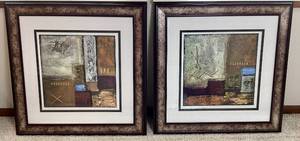 Two Matching Piece of Artwork
