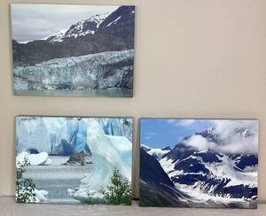 Three Piece Alaska Landscape Canvas Prints
