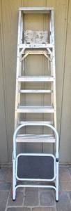New Heights Bundle - Werner 6 Ft Aluminum Ladder and Step Stool