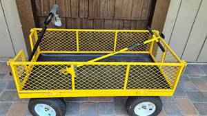 Metal Garden Wagon and Weed Puller