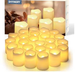 lot 63 image: 24 Package LED Shymery Votive Candles