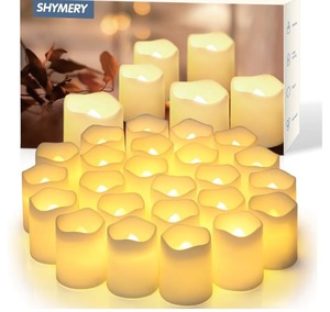 lot 101 image: 24 package LED Shymery Votive Candles