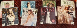 lot 82 image: Back issues of Minnesota Bride Magazine