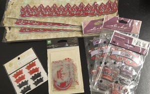 lot 93 image: Exciting Box of Paper Arts Scrapbooking Supplies value $100