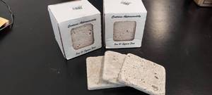 lot 124 image: 2 Square Feet of Rough Stone Tiles