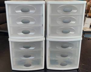 lot 128 image: 5 Craft Drawer Sorters