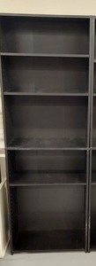 lot 5 image: 5 Shelf Room Essentials Black Bookcase