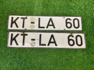 lot 96 image: Foreign License Plates