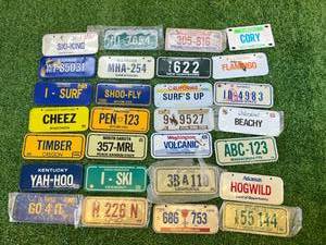 lot 100 image: Bicycle Novelty Plates