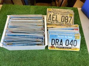 lot 101 image: ND License Plates