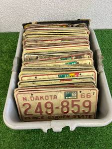lot 126 image: 1960s ND License Plates