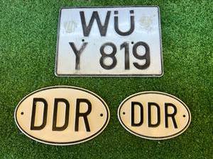 lot 136 image: Foreign License Plates