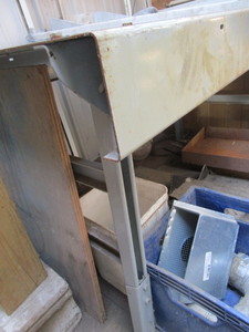 lot 36 image: Metal Work Table Approx 48W