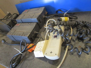 lot 124 image: Electric Cord 163, APC Backups