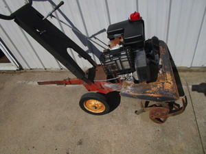lot 153 image: Rototiller Front Tines, Tecumseh 5hp