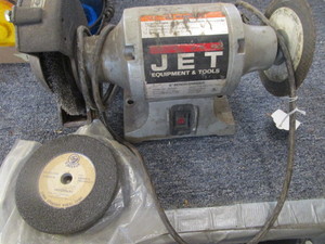 lot 156 image: Jet 6 Bench Grinder, New Wheels