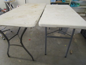 lot 161 image: Two Folding Tables