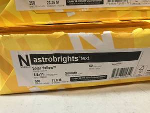 Astrobrights Paper
